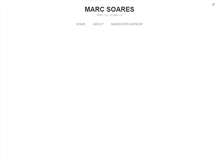 Tablet Screenshot of marcsoares.ca